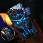 Armour LED Light-Up Phone Case - Illuminated Glowing Design, view 6