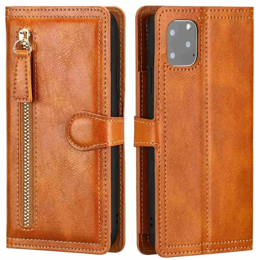 Leather iPhone Flip Wallet and Stand Case - Custom Fit, Card Holder, view 8