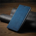 iPhone Leather Case with Magnetic Closure - Fits iPhone 7 to 15, Premium Leather, view 4