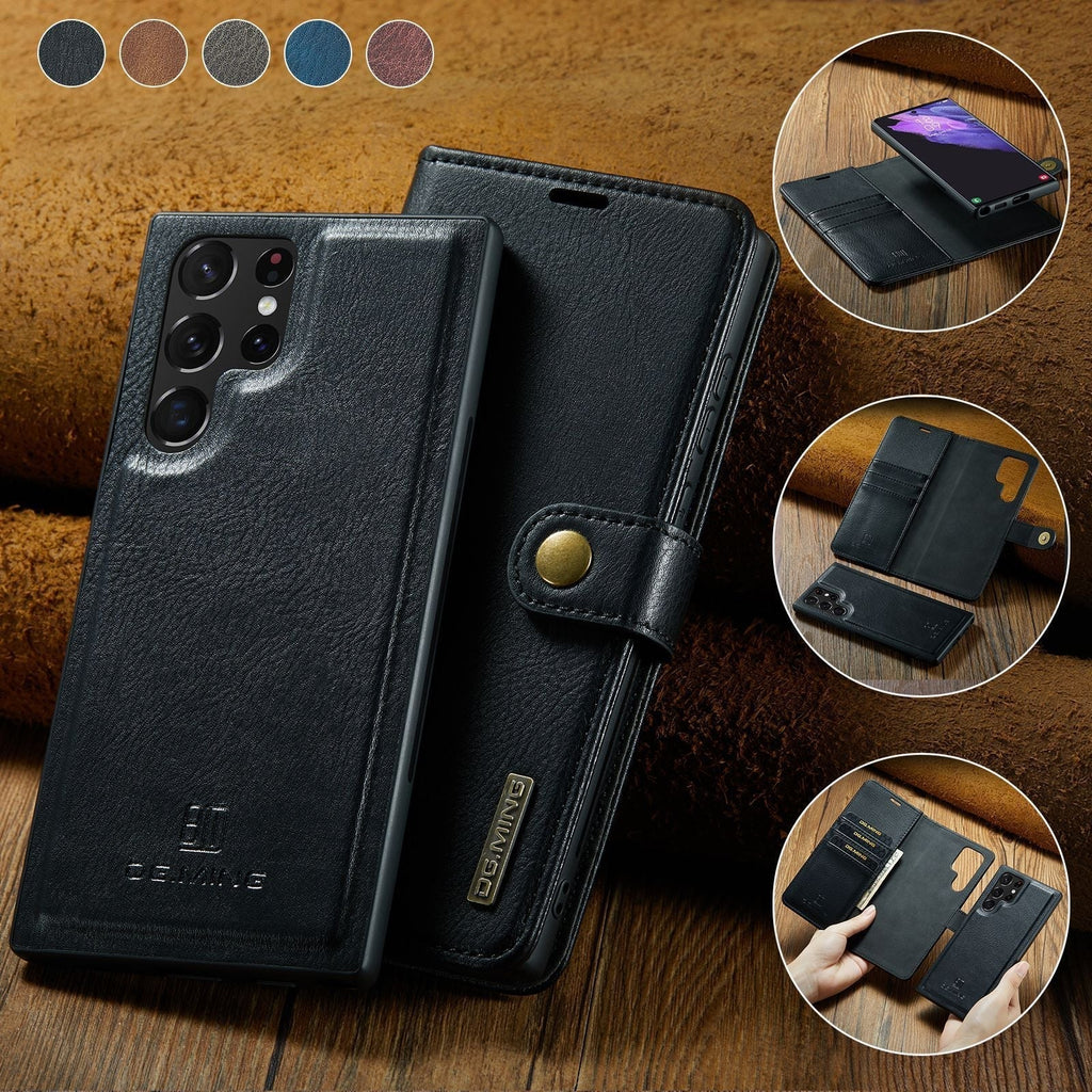 2 in 1 Removable Flip Leather Case for Samsung Galaxy Phones, view 13