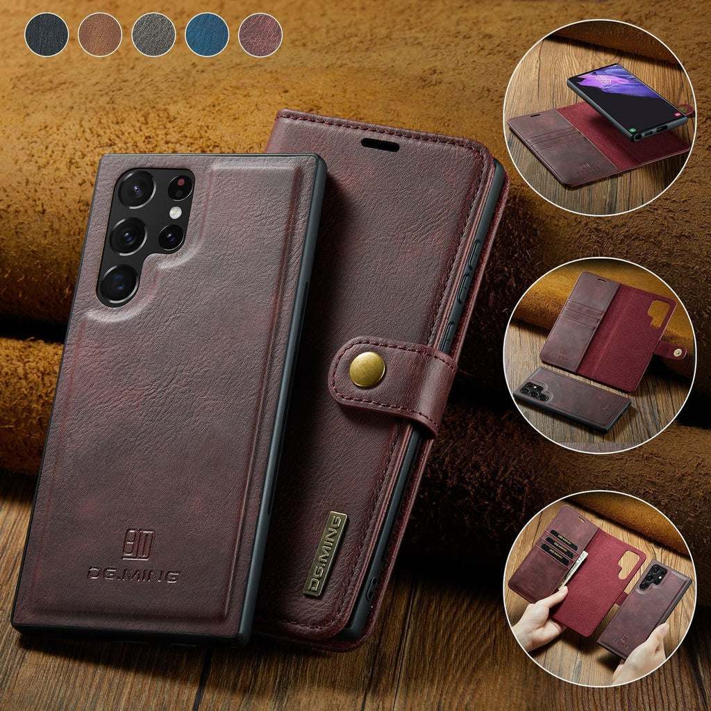 2 in 1 Removable Flip Leather Case for Samsung Galaxy Phones, view 14