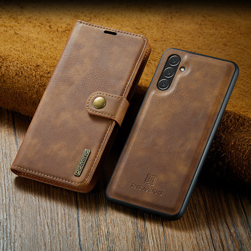 2 in 1 Removable Flip Leather Case for Samsung Galaxy Phones, view 3