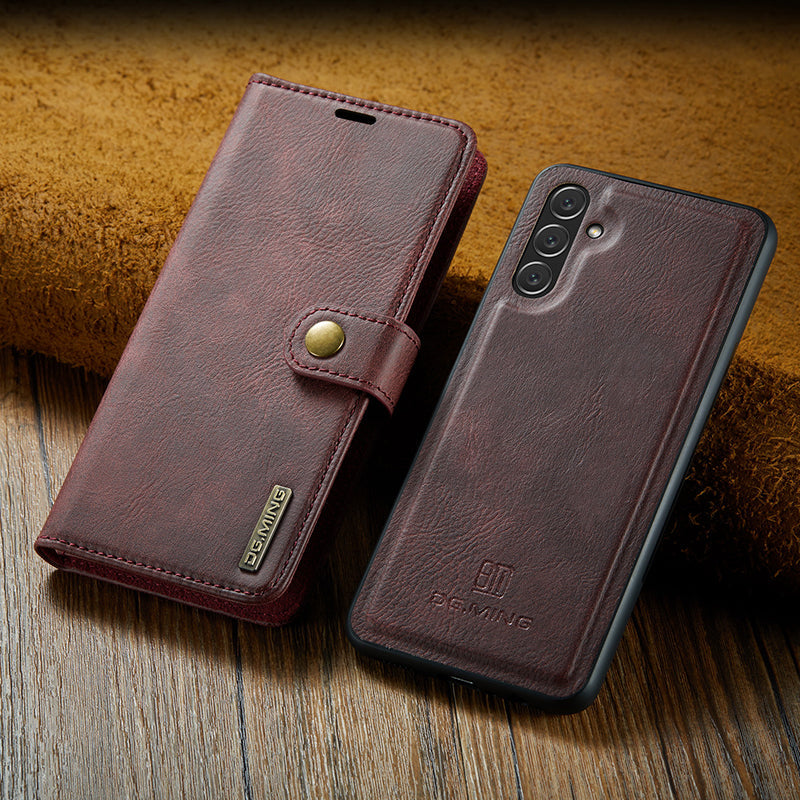 2 in 1 Removable Flip Leather Case for Samsung Galaxy Phones, view 6