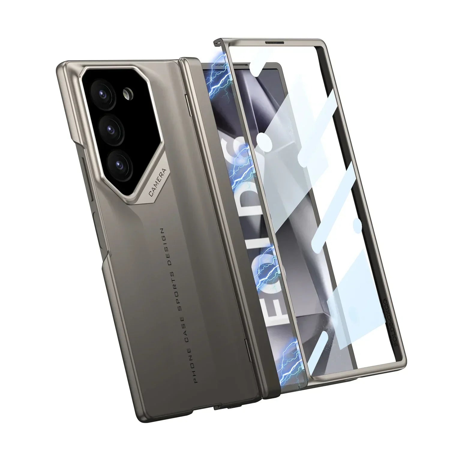 Samsung Galaxy Z Fold6 Ultra-Thin Matte Phone Case - 0.5 mm, Anti-Fingerprint, view 8