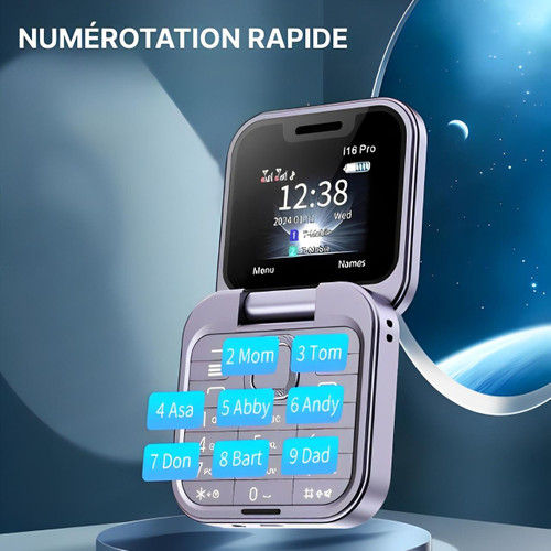 Folding Dual SIM Phone - TF Card Slot, HD Rear Camera, view 12