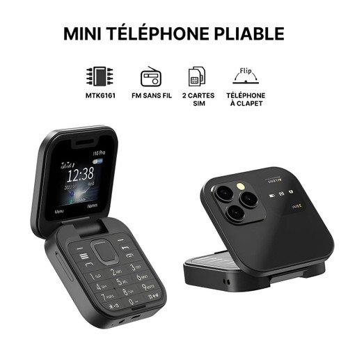 Folding Dual SIM Phone - TF Card Slot, HD Rear Camera, view 14