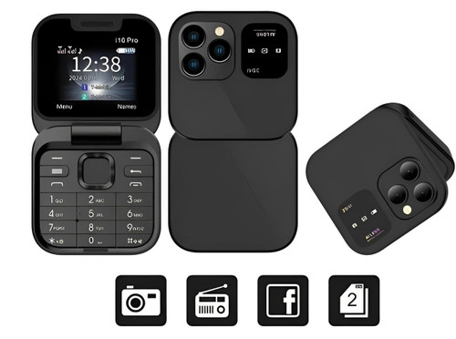 Folding Dual SIM Phone - TF Card Slot, HD Rear Camera, view 15