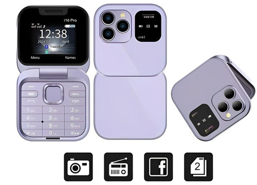 Folding Dual SIM Phone - TF Card Slot, HD Rear Camera, view 16