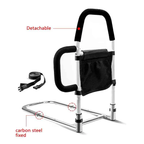 Bed Side Rails for Elderly - Reinforced Steel, Padded Grip, Tool-Free Install, view 5