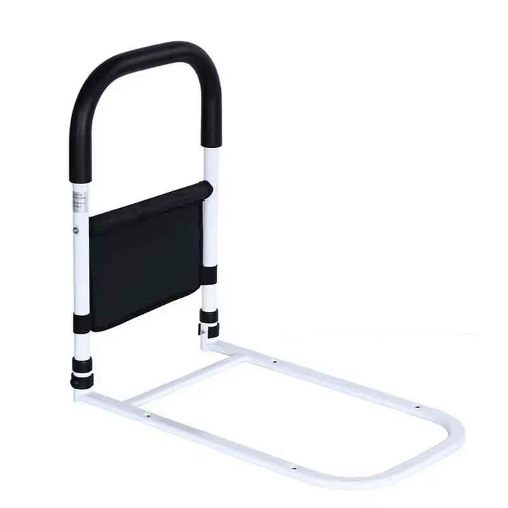 Bed Side Rails for Elderly - Reinforced Steel, Padded Grip, Tool-Free Install
