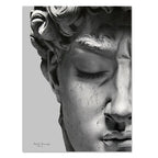 Contemporary David Plaster Sculpture Canvas Wall Art | Welvere-Welvere