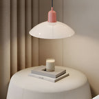 Modern Macaron Bauhaus Iron Pendant Light, 32cm, Adjustable 1.5m Cord