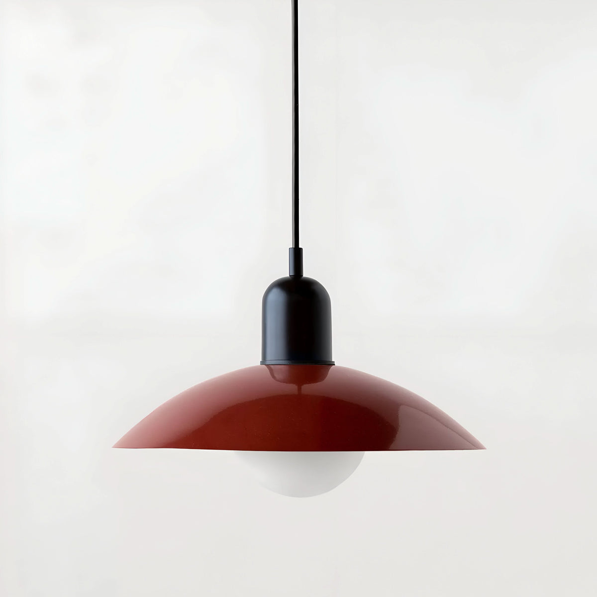 Modern Macaron Bauhaus Iron Pendant Light, 32cm, Adjustable 1.5m Cord