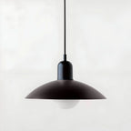 Modern Macaron Bauhaus Iron Pendant Light, 32cm, Adjustable 1.5m Cord