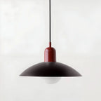 Modern Macaron Bauhaus Iron Pendant Light, 32cm, Adjustable 1.5m Cord