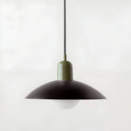 Modern Macaron Bauhaus Iron Pendant Light, 32cm, Adjustable 1.5m Cord