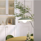 Modern Macaron Bauhaus Iron Pendant Light, 32cm, Adjustable 1.5m Cord