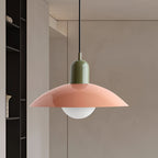 Modern Macaron Bauhaus Iron Pendant Light, 32cm, Adjustable 1.5m Cord