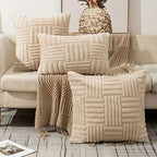 Montero Fur Plush Cushion Cover-Welvere