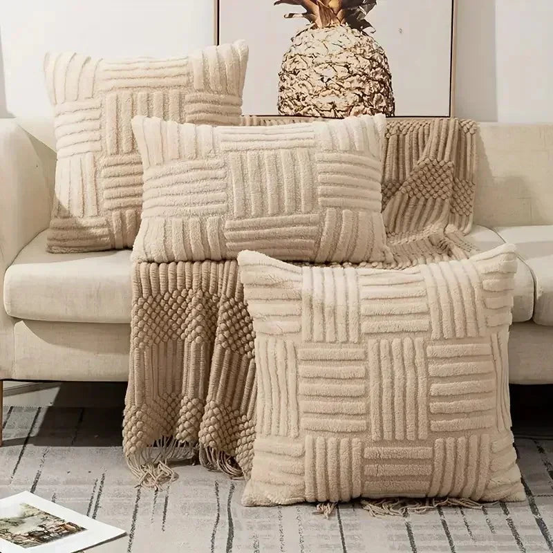 Montero Fur Plush Cushion Cover-Welvere