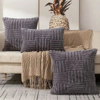 Montero Fur Plush Cushion Cover-Welvere