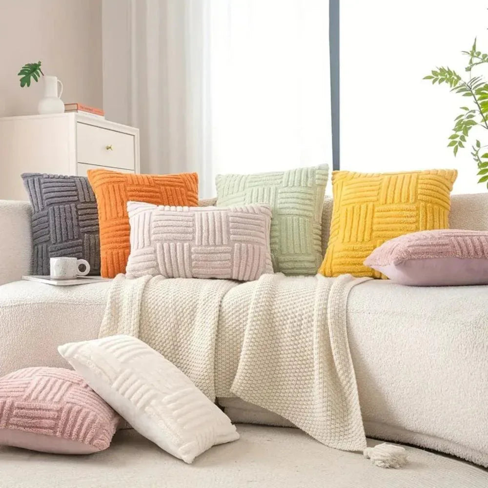 Montero Fur Plush Cushion Cover-Welvere