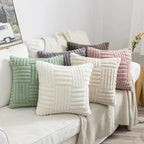 Montero Fur Plush Cushion Cover-Welvere