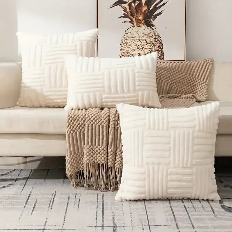 Montero Fur Plush Cushion Cover-Welvere
