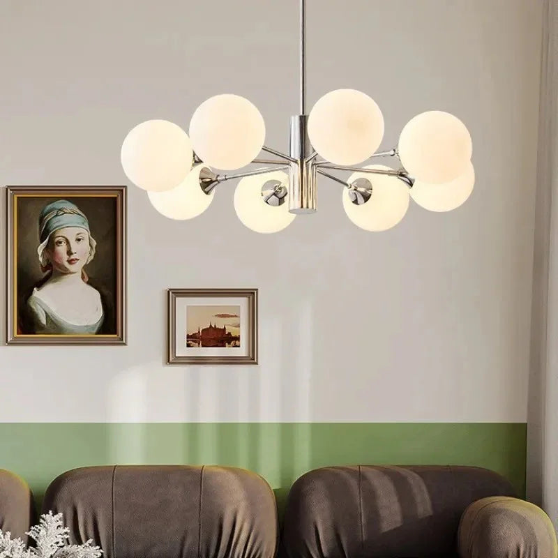 Mossbrook Glass Ball Chandelier - Open Box (AU)-Welvere