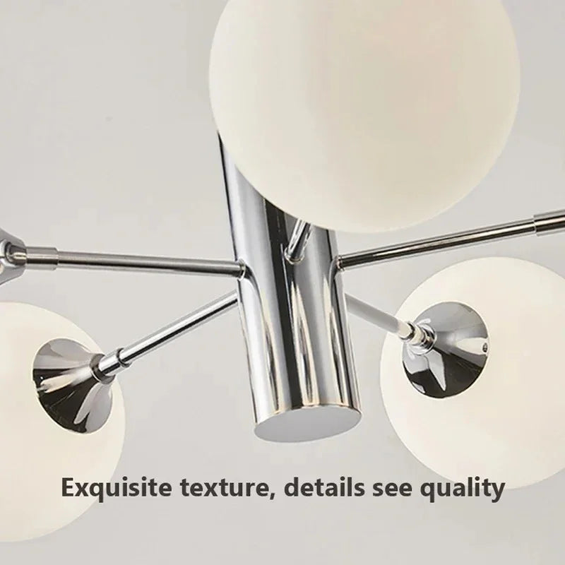 Mossbrook Glass Ball Chandelier - Open Box (AU)-Welvere