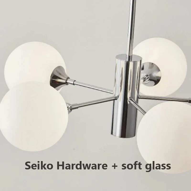 Mossbrook Glass Ball Chandelier - Open Box (AU)-Welvere