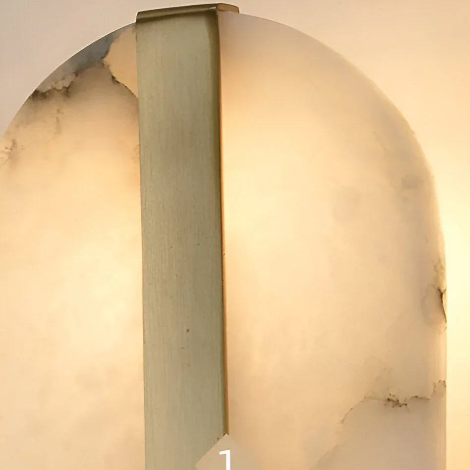 Mosscliff Alabaster Livine Lamp-Welvere