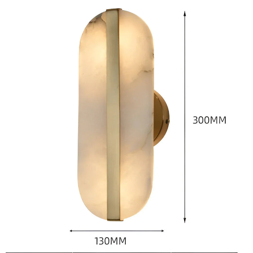 Mosscliff Alabaster Livine Lamp-Welvere