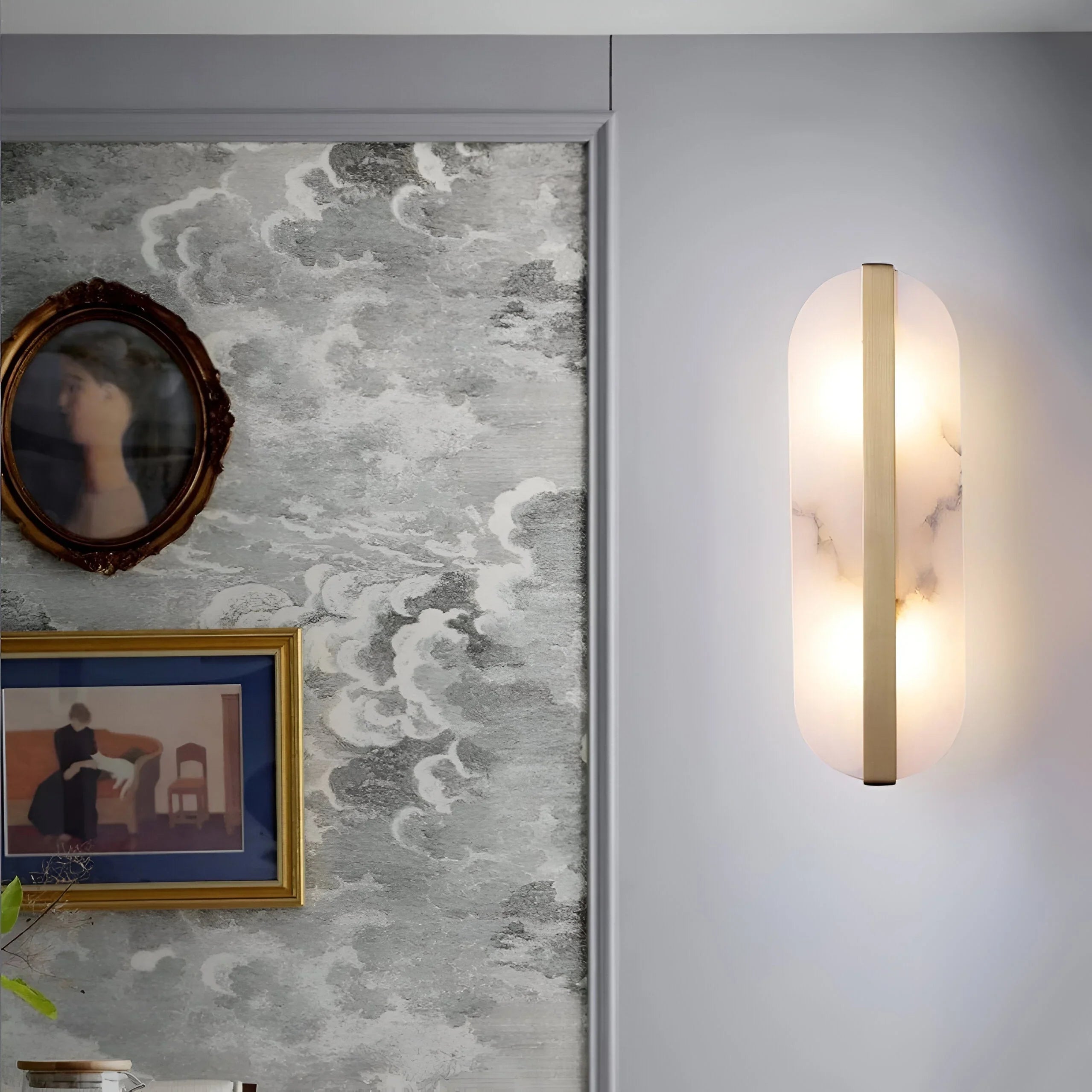 Mosscliff Alabaster Livine Lamp-Welvere