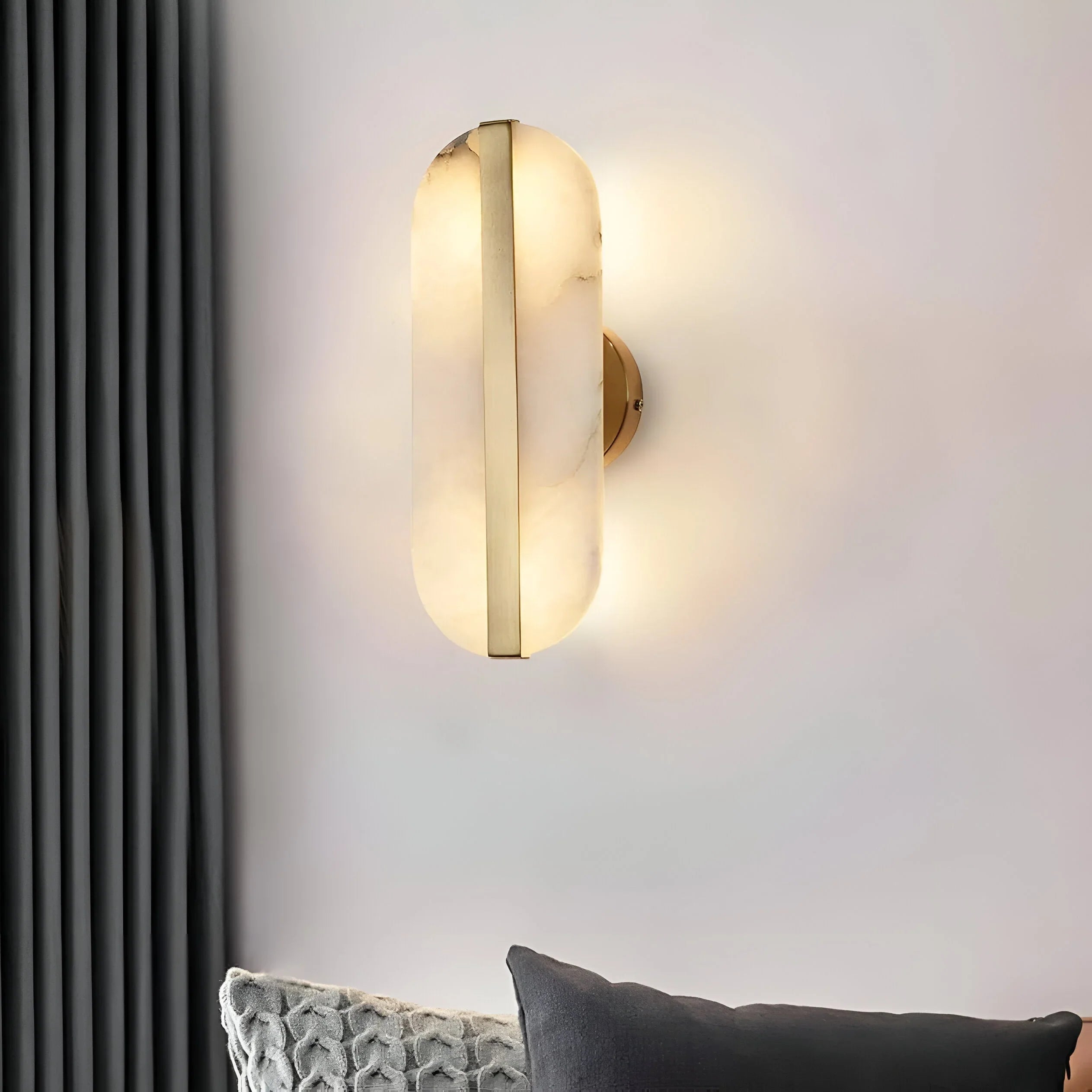 Mosscliff Alabaster Livine Lamp-Welvere