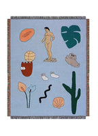Mosshurst Form Throw Blanket-Welvere
