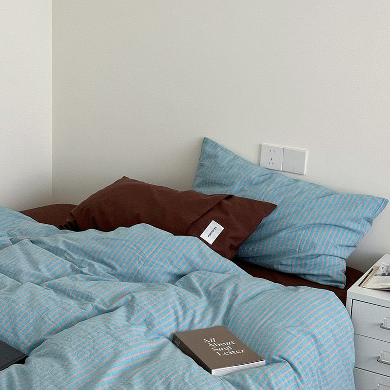 Mossstone Bedding Set - 100% Cotton-Welvere