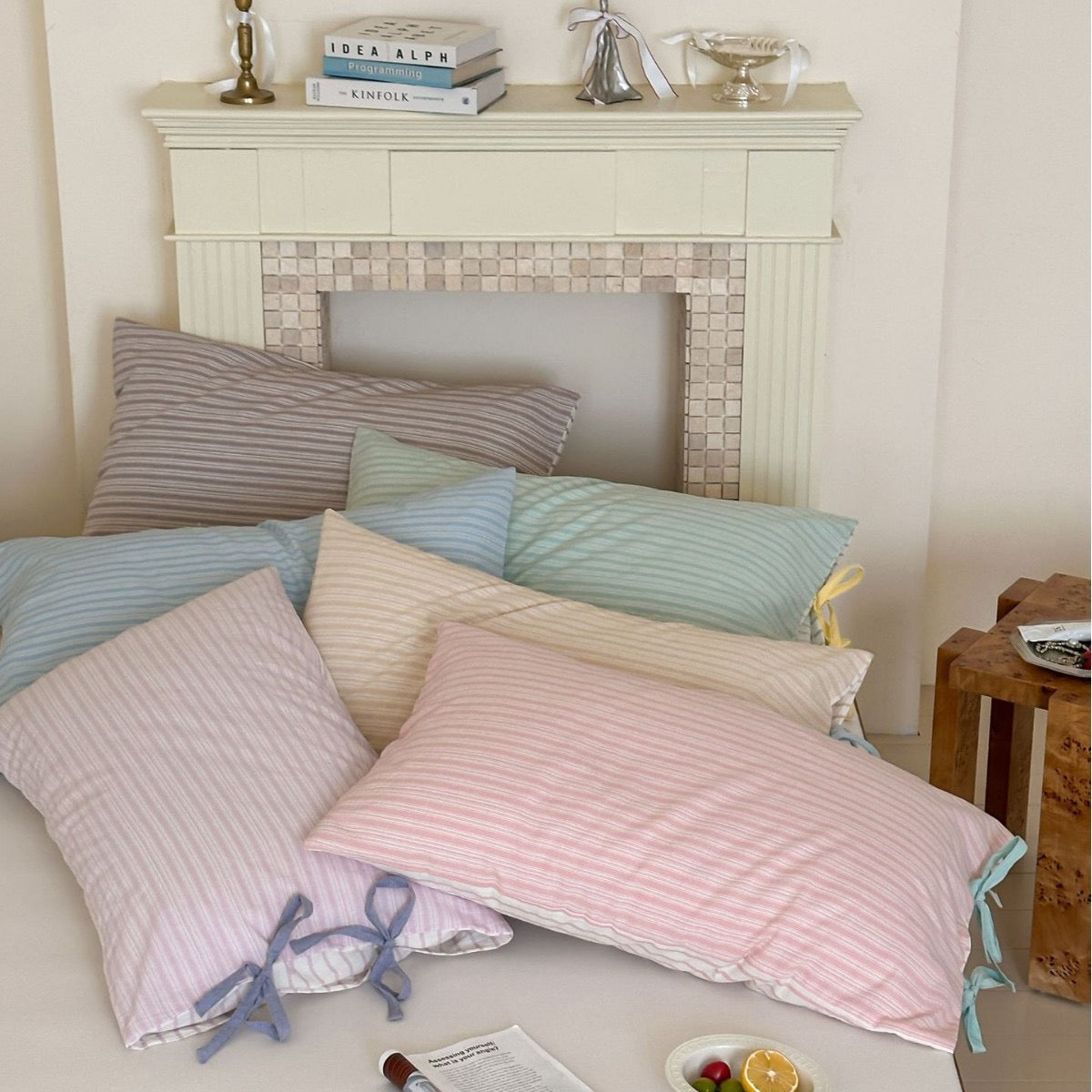 Mossstone Bedding Set - 100% Cotton-Welvere