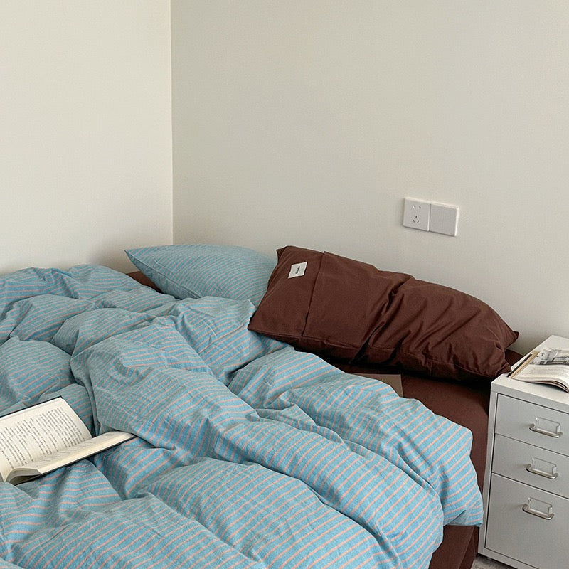 Mossstone Bedding Set - 100% Cotton-Welvere