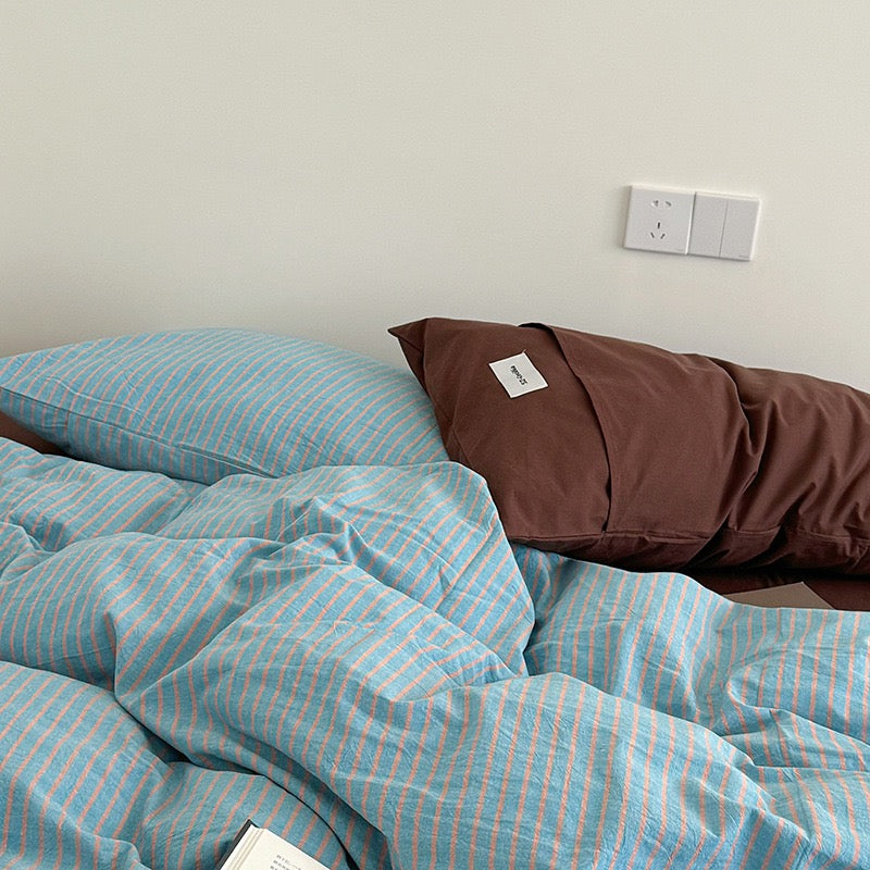 Mossstone Bedding Set - 100% Cotton-Welvere