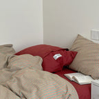 Mossstone Bedding Set - 100% Cotton-Welvere
