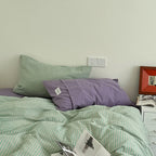Mossstone Bedding Set - 100% Cotton-Welvere