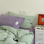 Mossstone Bedding Set - 100% Cotton-Welvere