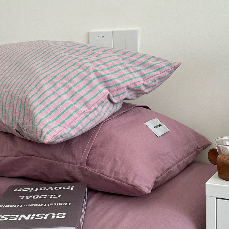 Mossstone Bedding Set - 100% Cotton-Welvere