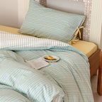 Mossstone Bedding Set - 100% Cotton-Welvere