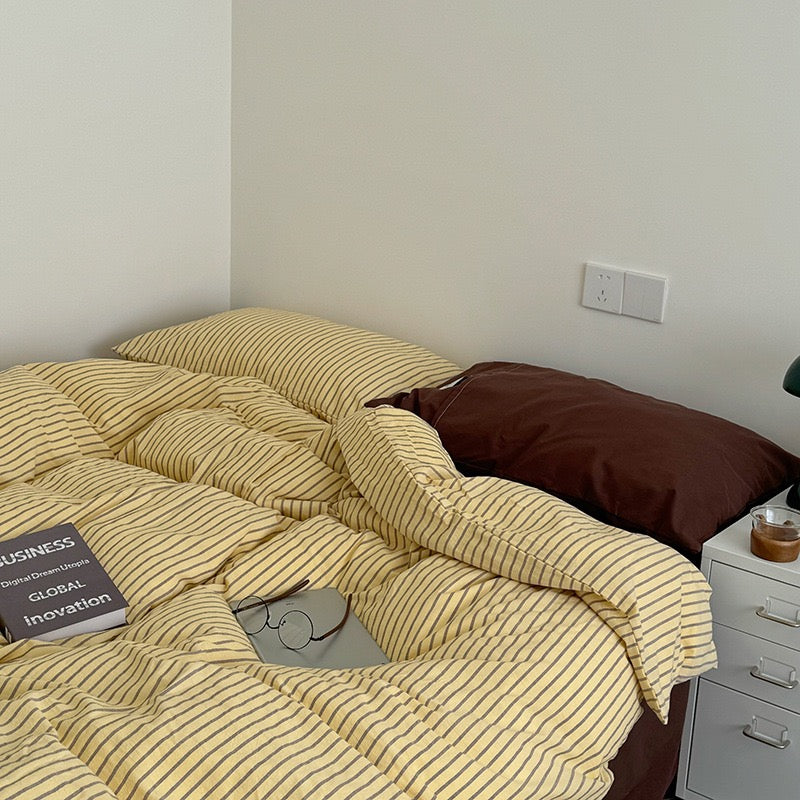 Mossstone Bedding Set - 100% Cotton-Welvere