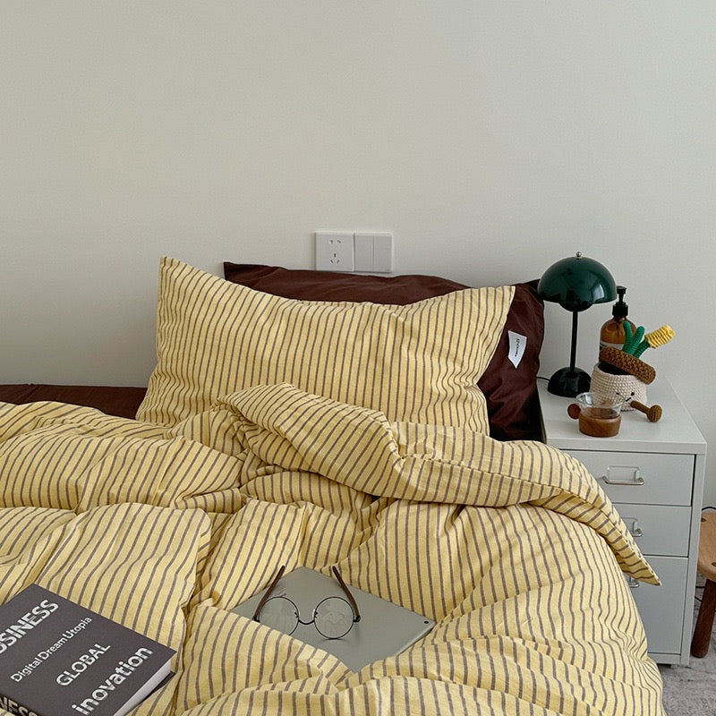 Mossstone Bedding Set - 100% Cotton-Welvere