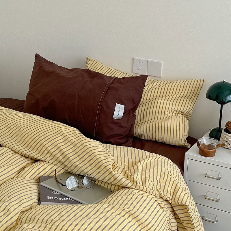 Mossstone Bedding Set - 100% Cotton-Welvere