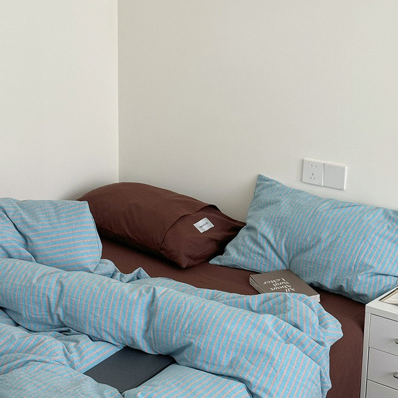 Mossstone Bedding Set - 100% Cotton-Welvere