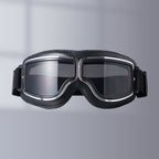Vintage Motorcycle Goggles with Interchangeable Lenses and Comfort Padding, view 11